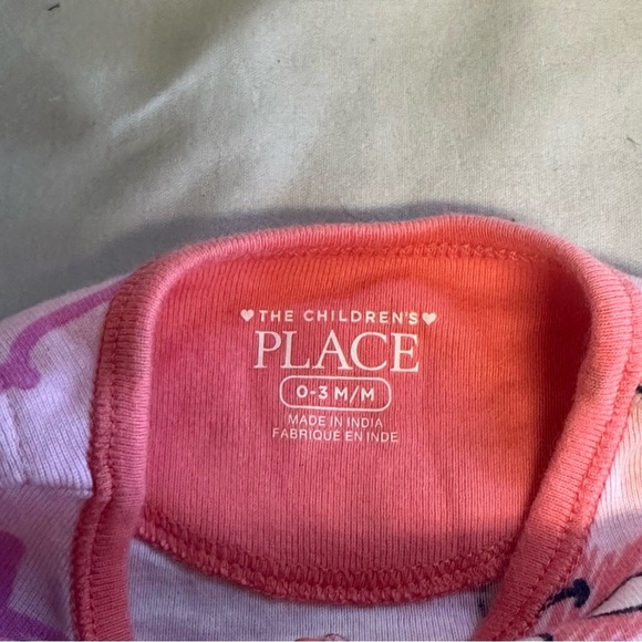 The Children's Place - Pink Footies with Playful Penguins - Picture 2 of 3